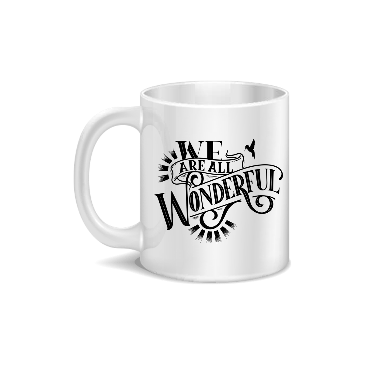 CMG11-IGCM-WONFUL We Are All Wonderful Coffee and Tea Ceramic Mug 11oz
