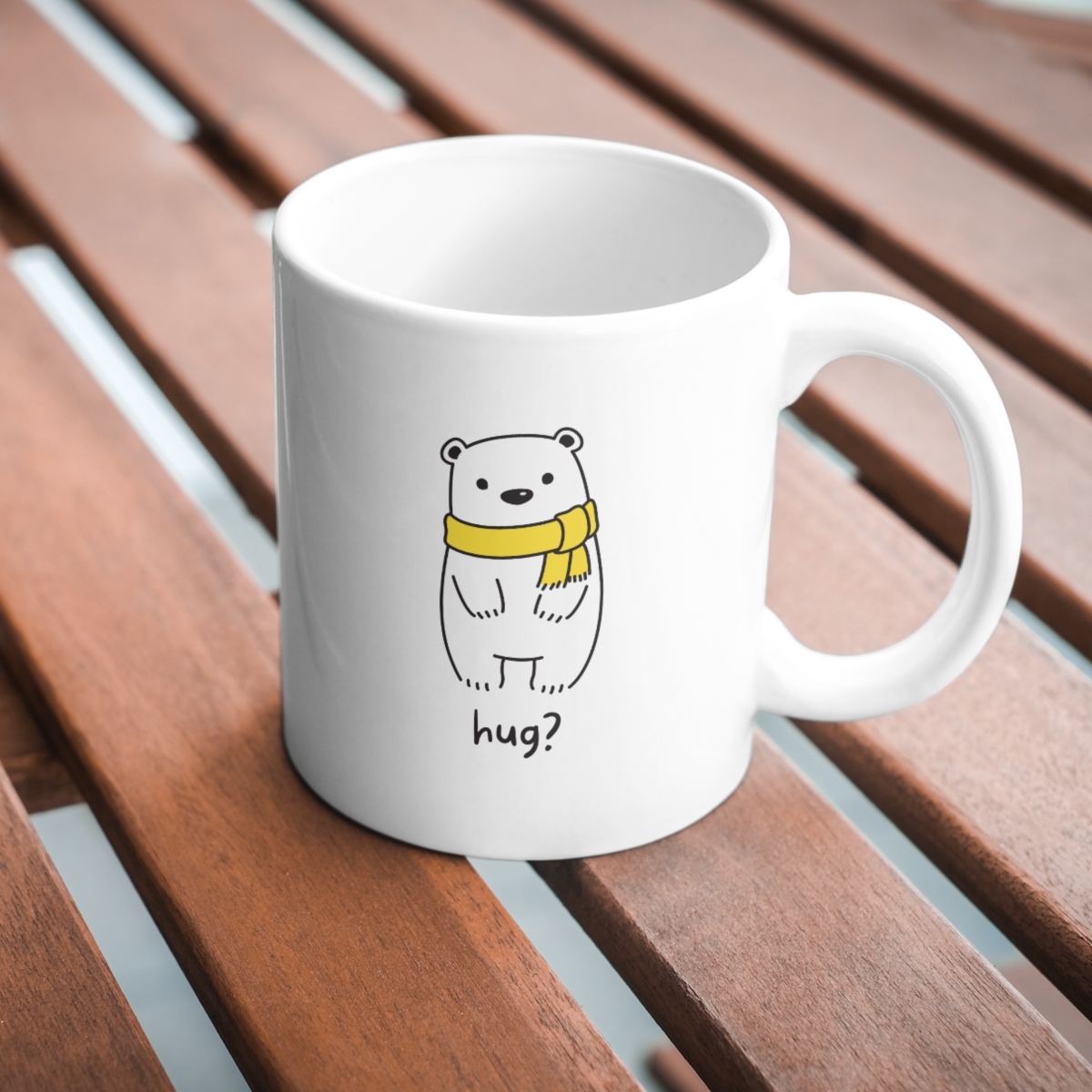 CMG11-IGCM-HUG Hug Emoji Coffee and Tea Ceramic Mug 11oz