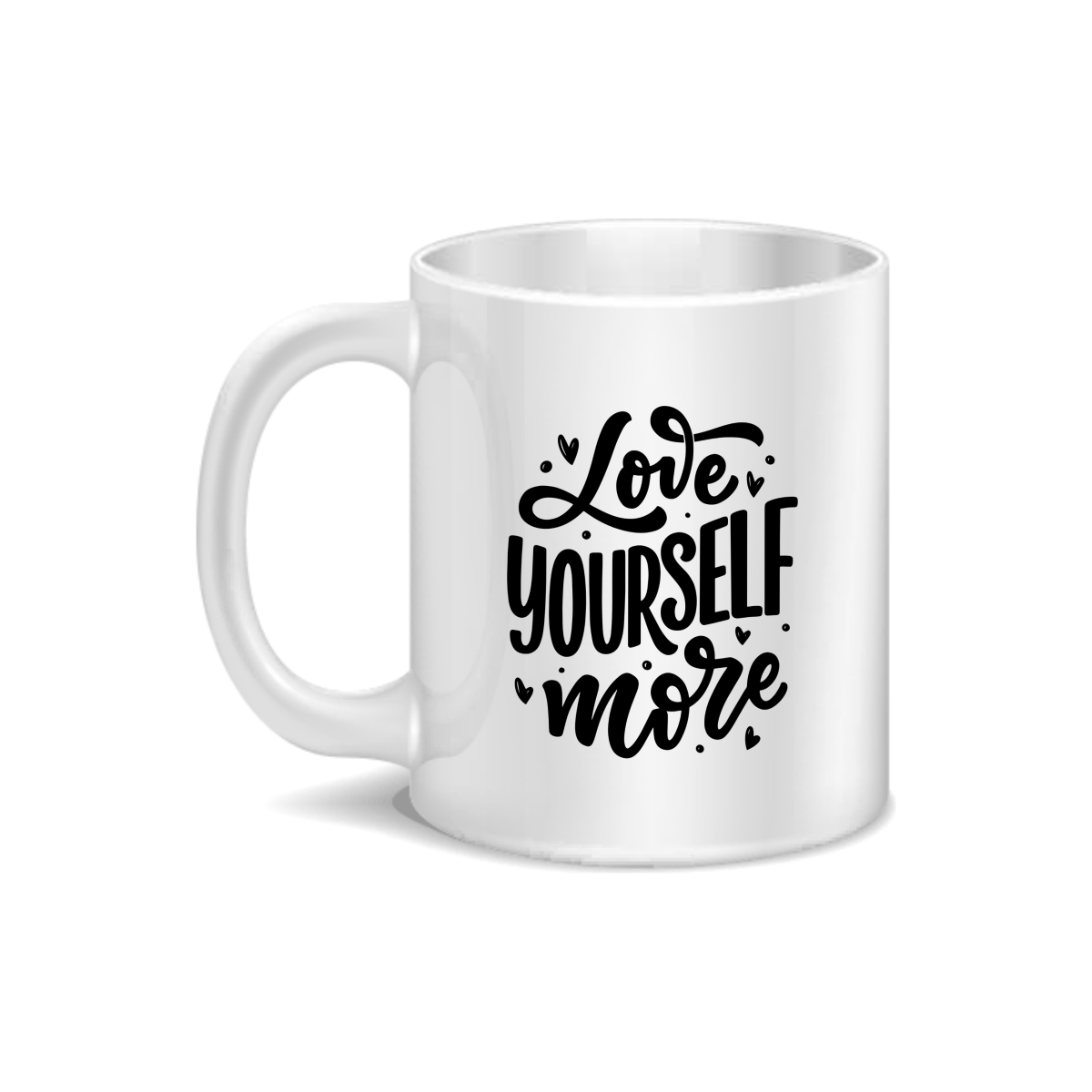 CMG11-IGCM-LYMORE Love Yourself More Coffee and Tea Ceramic Mug 11oz