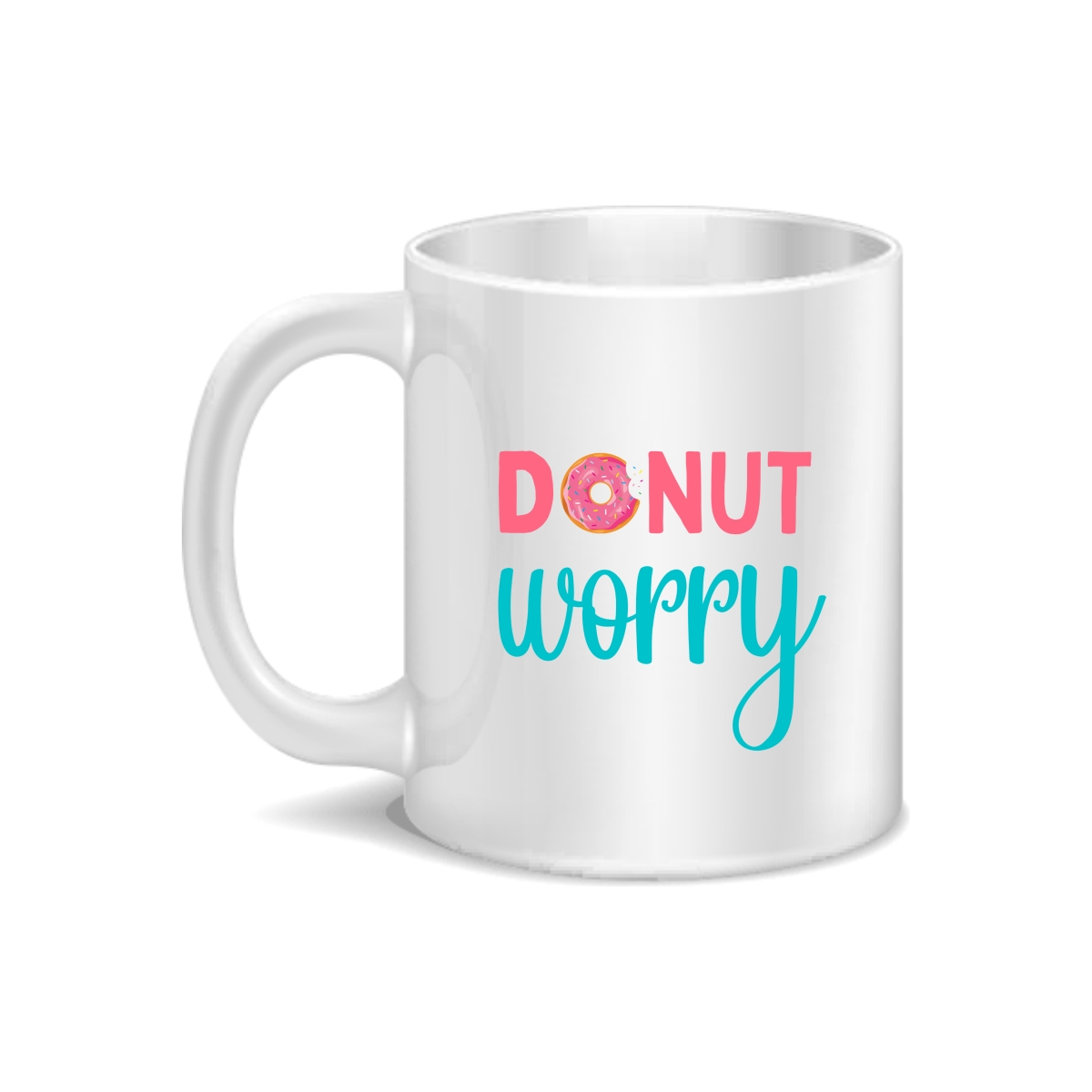 CMG11-IGCM-DWORRY Donut Worry Everyday Mug Coffee and Tea Ceramic Mug 11oz