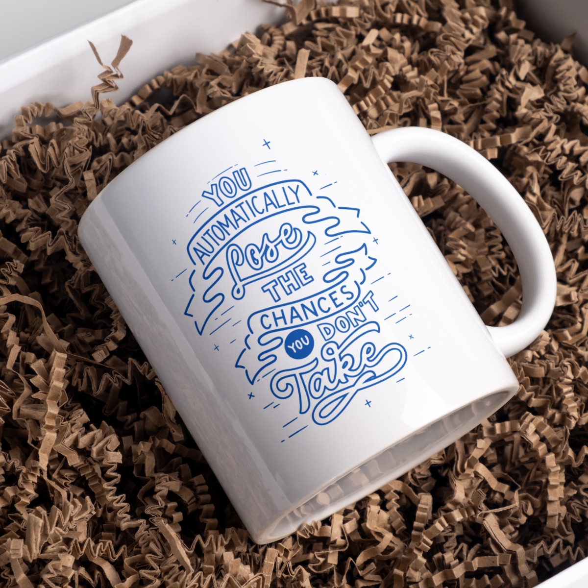 CMG11-IGCM-YALCYDTAKE You Automatically Love The Chances You Don,t Take Coffee and Tea Ceramic Mug 11oz