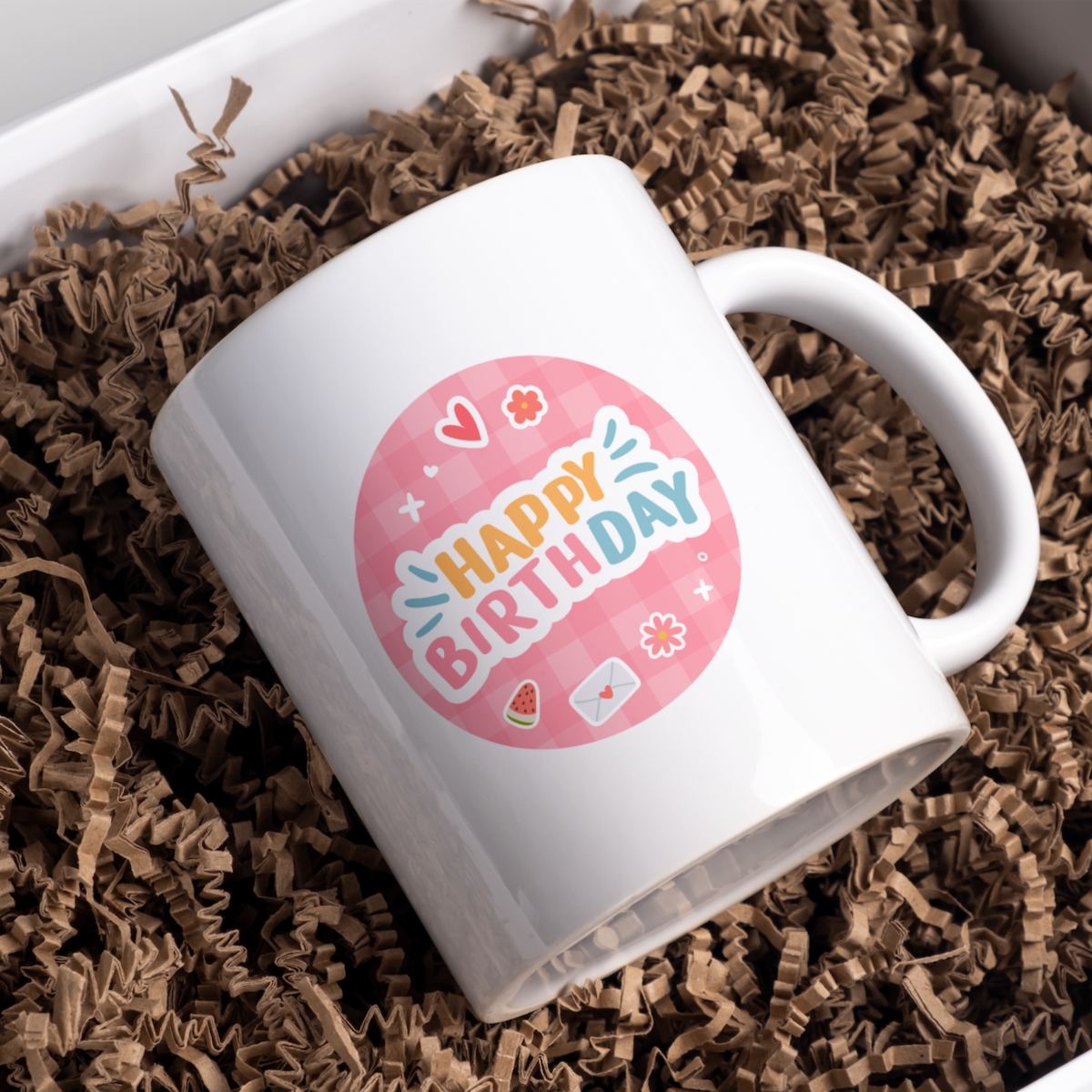 CMG11-IGCM-HBIRTHDAY Happy Birthday Coffee and Tea Ceramic Mug 11oz