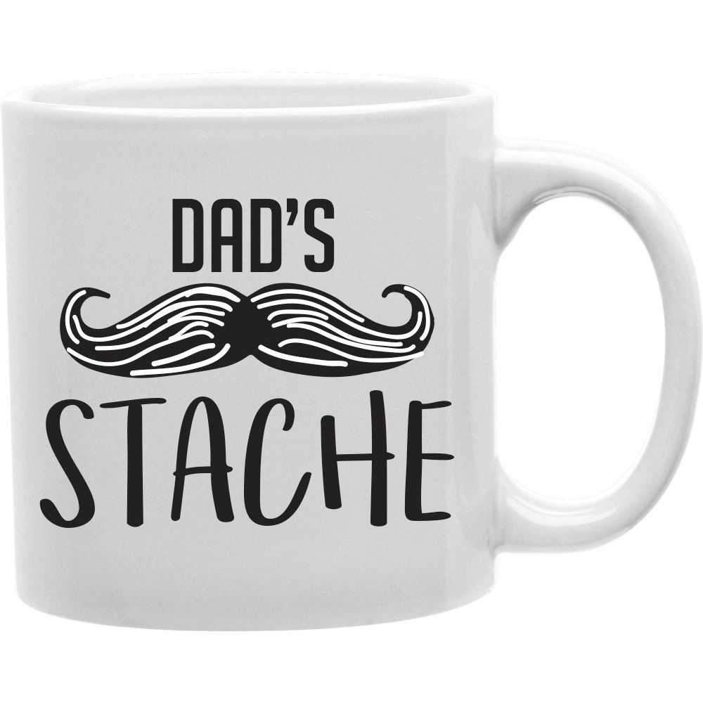 CMG11-IGC-STACHE Dad's Mustache stache Coffee and Tea Ceramic Mug 11oz