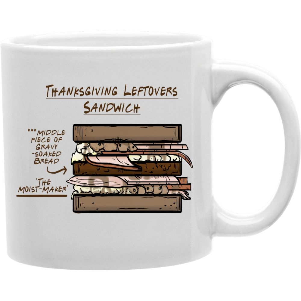 CMG11-IGC-MYSANDWICH2 My Sandwich Thanksgiving Coffee and Tea Ceramic Mug 11oz