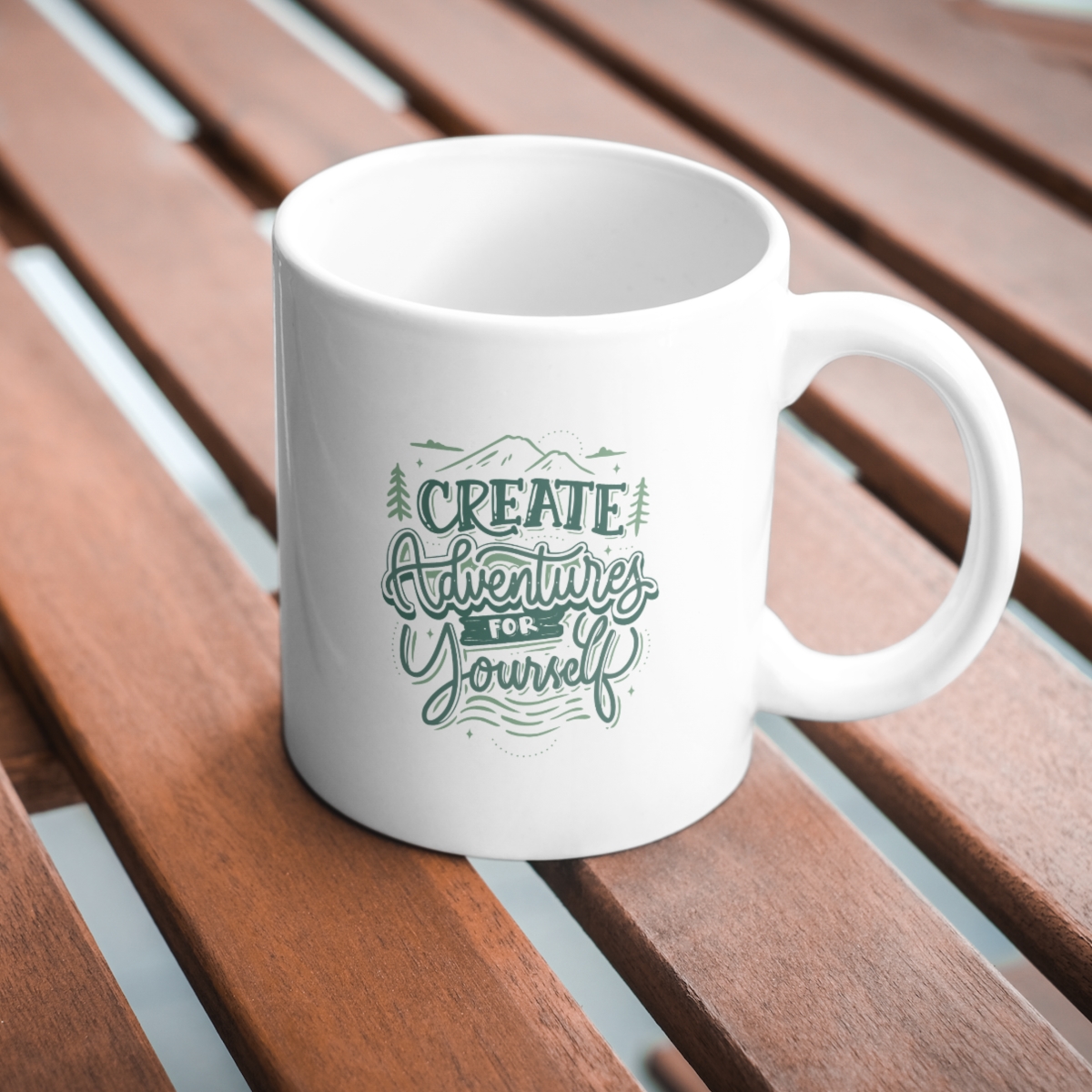 CMG11-IGCM-CAFYOURSELF Create Adventures for Yourself Coffee and Tea Ceramic Mug 11oz