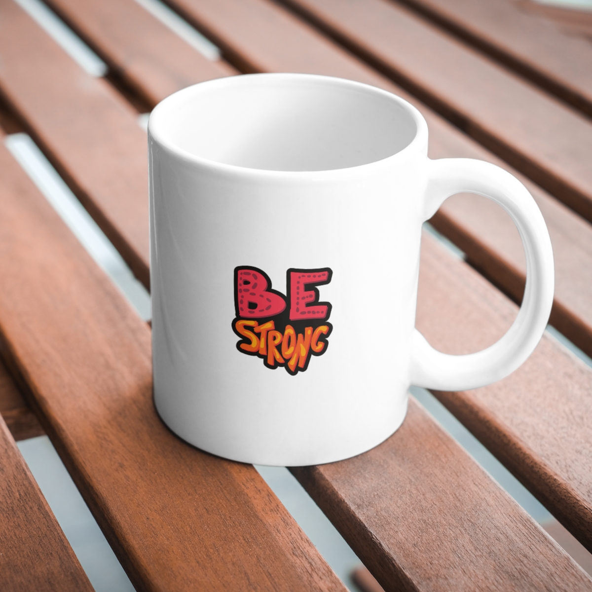 CMG11-IGCM-BESTRONG Be Strong Coffee and Tea Ceramic Mug 11oz
