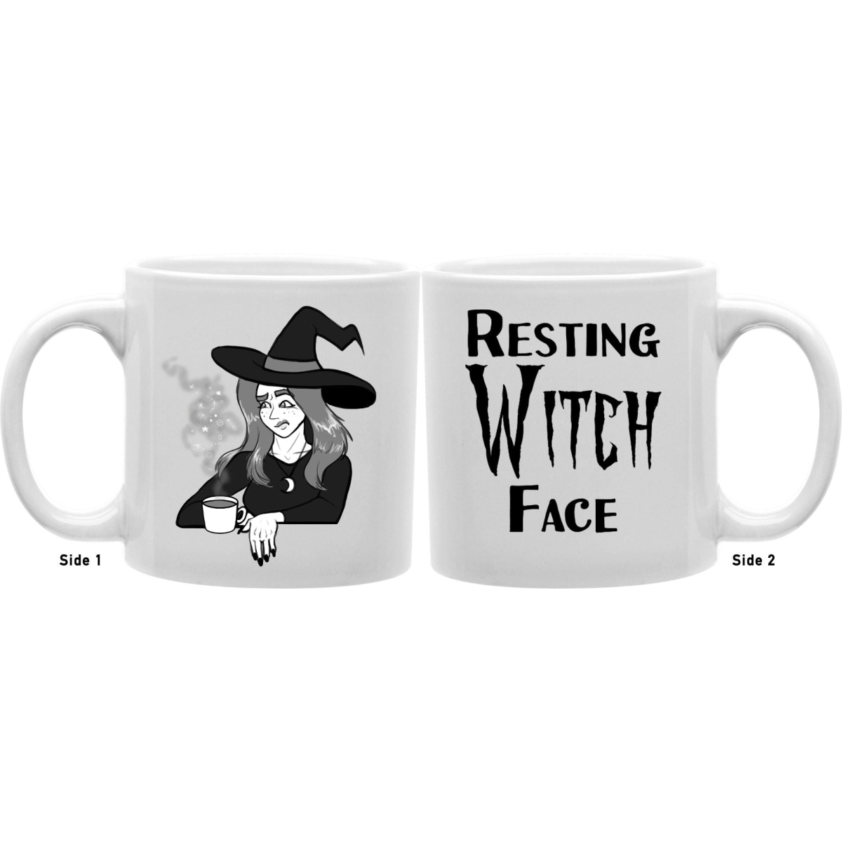 CMG11-IGC-RESTINGWITCHFACE Resting Witch Face Halloween Mug Coffee and Tea Ceramic Mug 11oz