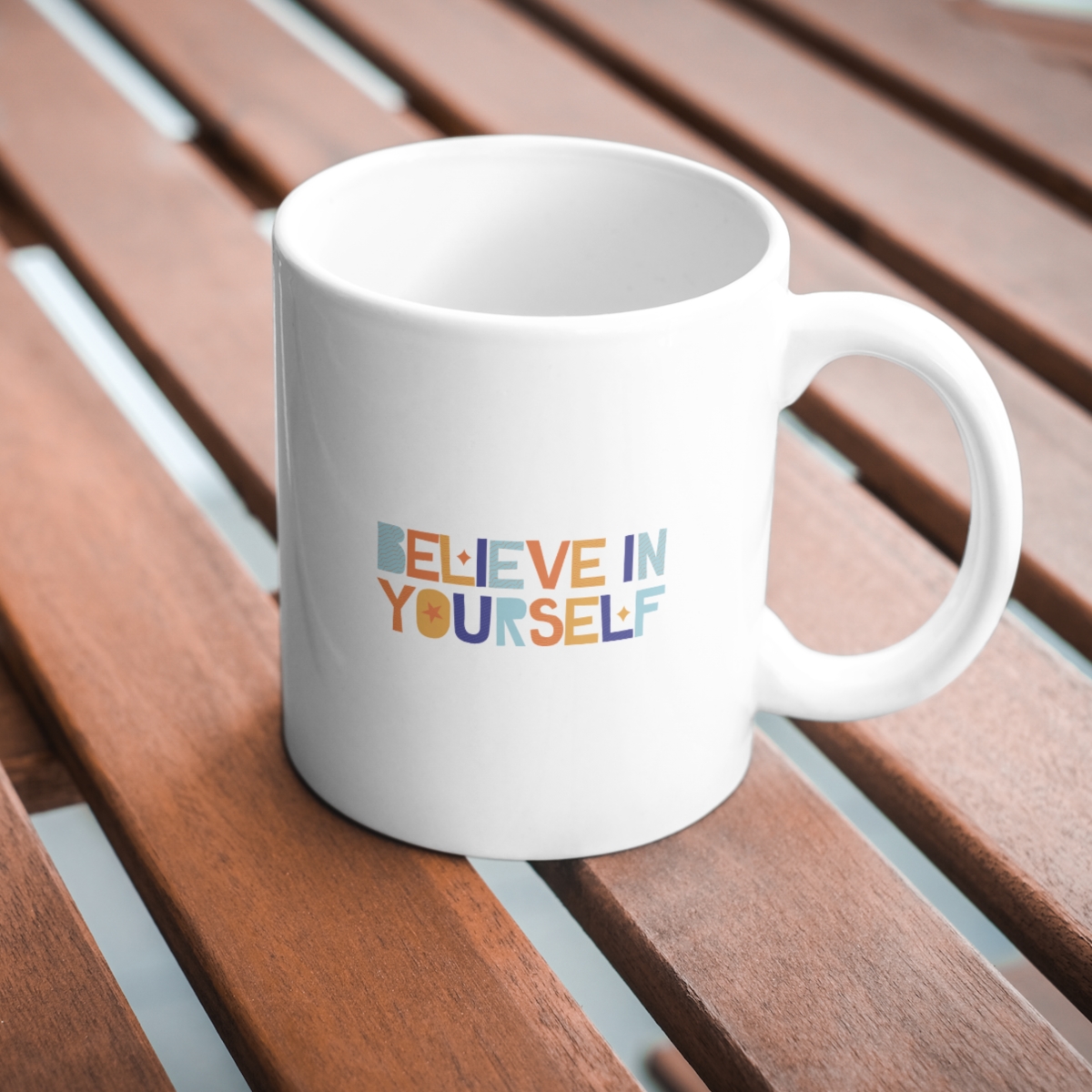 CMG11-IGCM-BIYOURSELF Believe In Yourself Coffee and Tea Ceramic Mug 11oz