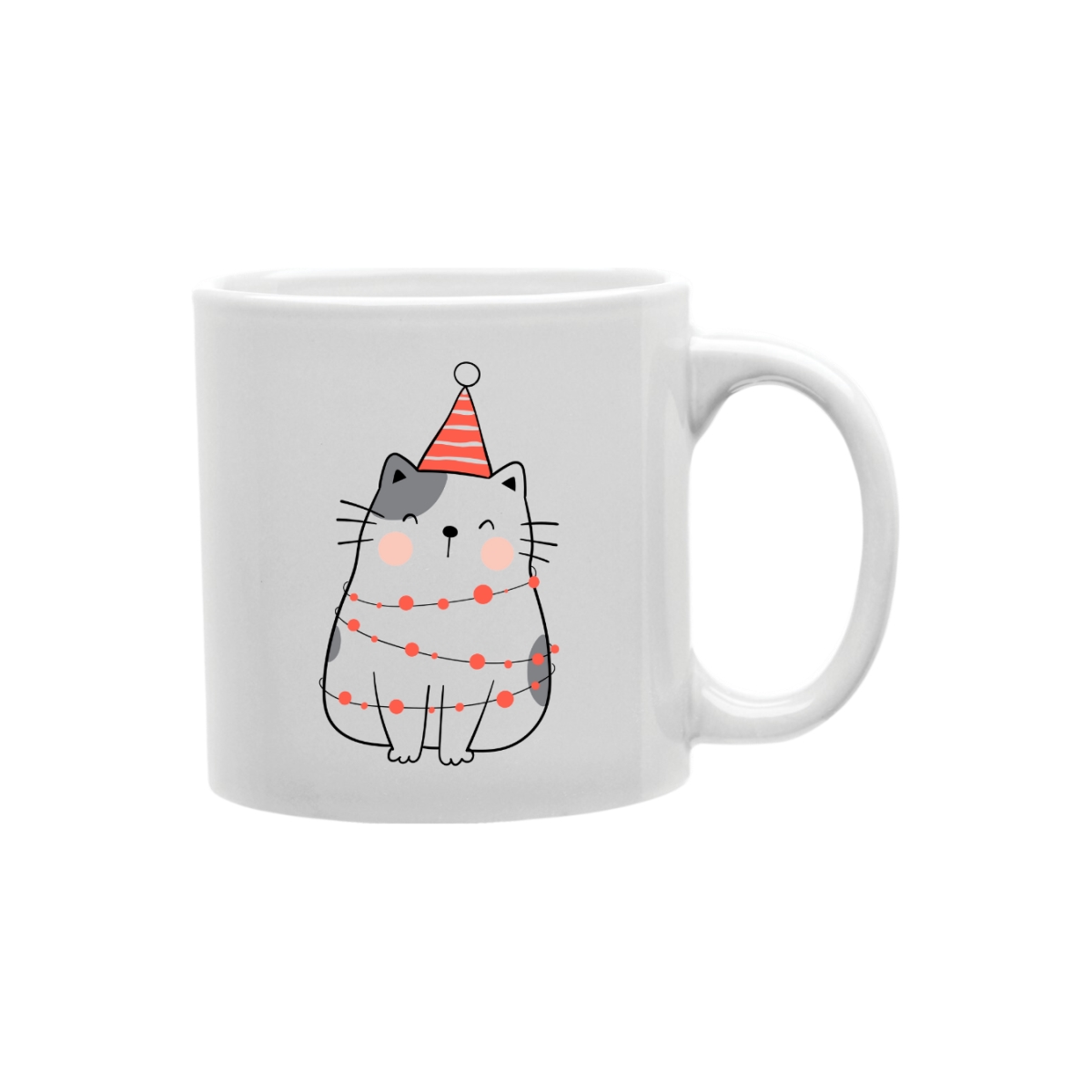 CMG11-IGCM-CATLIT Cat Emoji Coffee and Tea Ceramic Mug 11oz