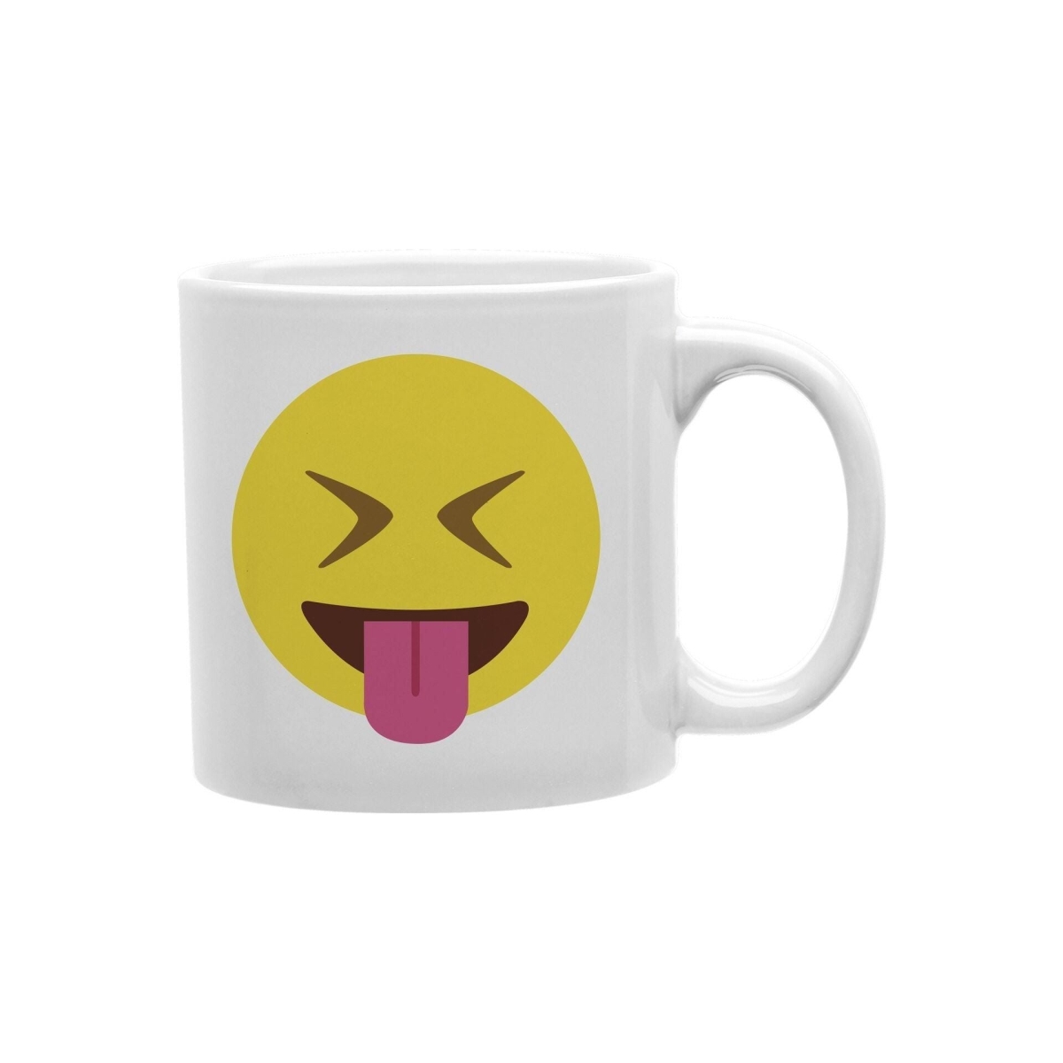 CMG11-IGC-CRZYFACE crazy face Emoji Coffee and Tea Ceramic Mug 11oz