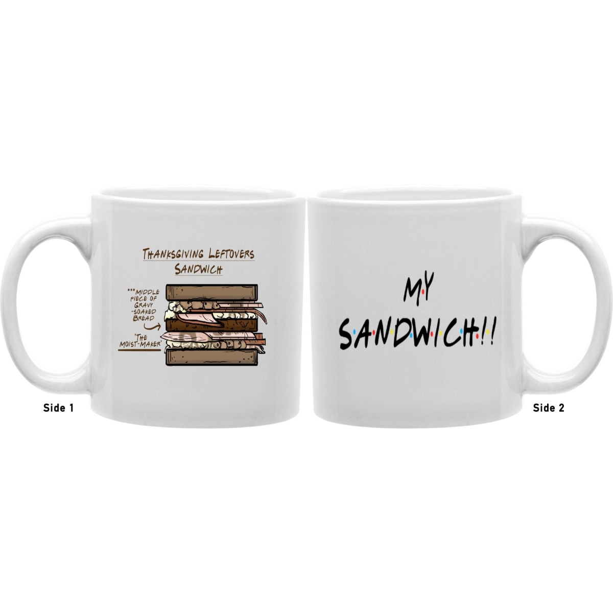 CMG11-IGC-FTLS Thanksgiving Leftdvers Sandwich Mug Coffee and Tea Ceramic Mug 11oz