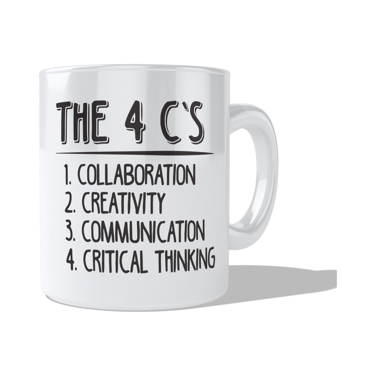 CMG11-IGC-4CS The 4 C 'S Collaboration, Creativity, Communication, Critical Thinking Coffee and Tea Ceramic Mug 11oz