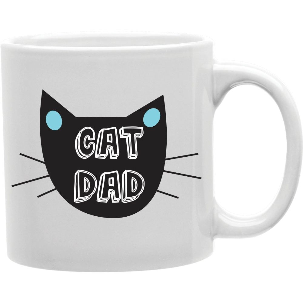 CMG11-IGC-CATDAD Cat Dad Mugs Coffee and Tea Ceramic Mug 11oz