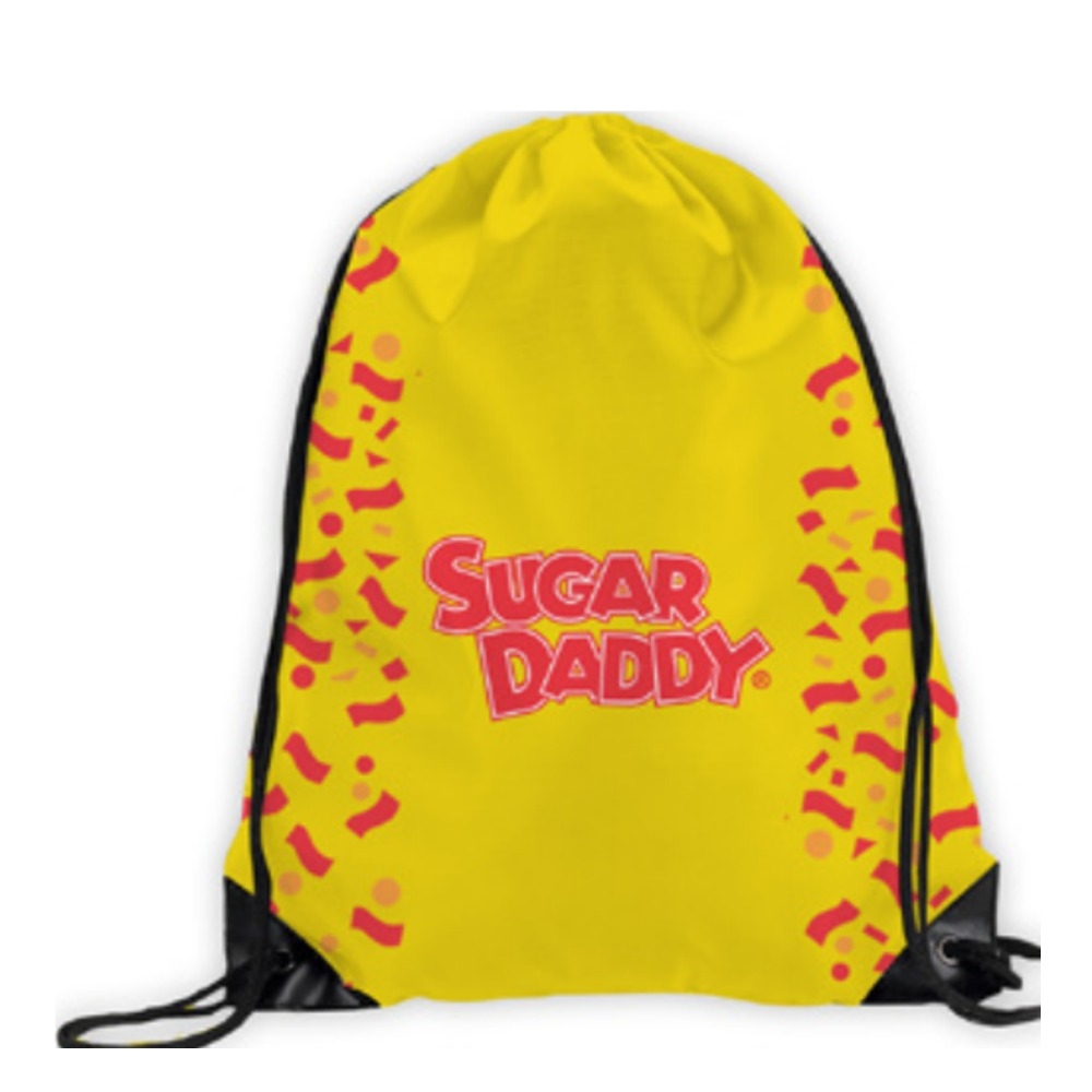 DSB-TR-SD  Sugar Daddy Drawstring Bag - Yellow