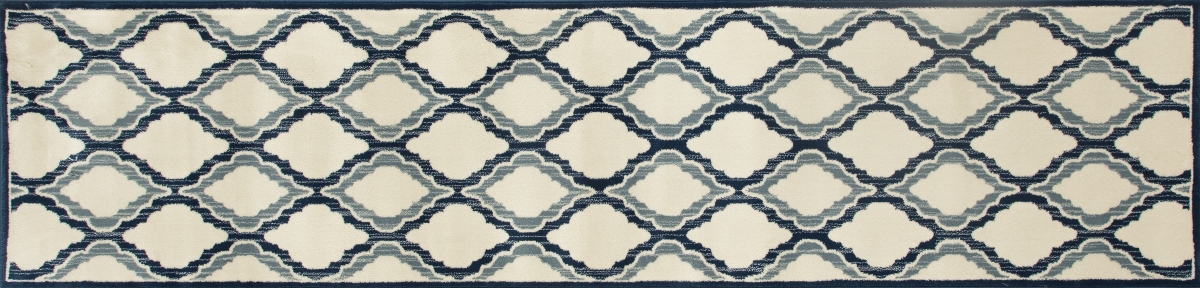 Picture of Art Carpet 24675 2 x 8 ft. Milan Collection Hopscotch Woven Area Rug Runner&#44; Light Beige