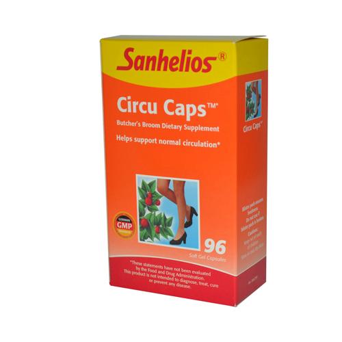 Picture of Sanhelios HG0108878 Circu Caps with Butchers Broom & Rosemary - 96 Capsules