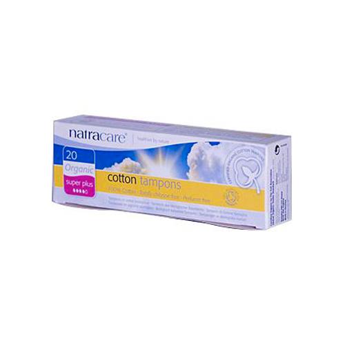 Picture of Natracare HG0129338 Organic Cotton Tampons&#44; Super Plus - Pack of 20