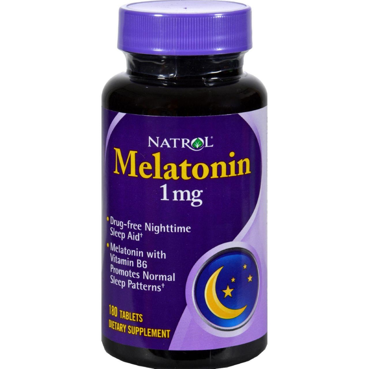 Picture of Natrol HG0432120 1 mg Melatonin - 180 Tablets