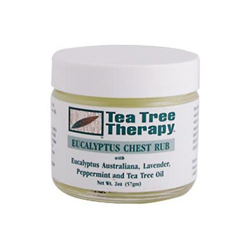 Picture of Tea Tree Therapy HG0333724 2 oz Eucalyptus Chest Rub Eucalyptus Australiana Lavender Peppermint & Tea Tree Oil