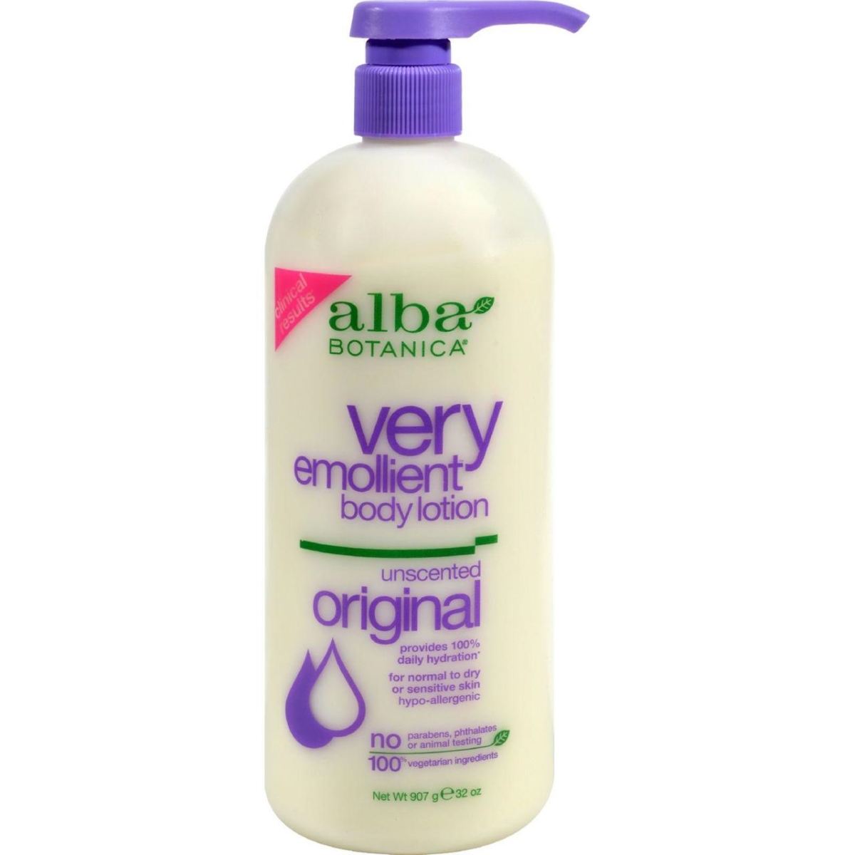Picture of Alba Botanica HG0361766 32 fl oz Very Emollient Body Lotion Unscented