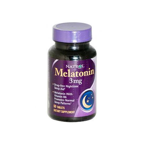 Picture of Natrol HG0373761 3 mg Melatonin - 60 Tablets