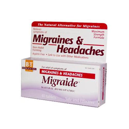 Picture of Boericke And Tafel HG0396523 Migraide - 40 Tablets
