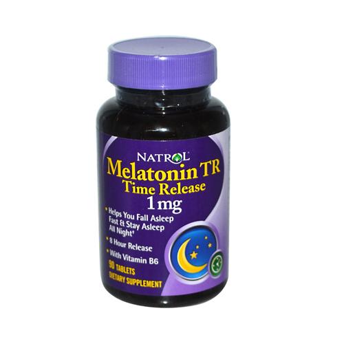 Picture of Natrol HG0464040 1 mg Melatonin Time Release - 90 Tablets