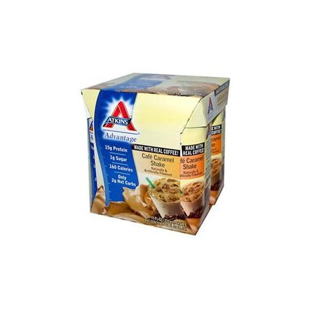 Picture of Atkins HG0457887 11 fl oz Advantage Rtd Shake - Cafe Caramel&#44; Pack Of 4