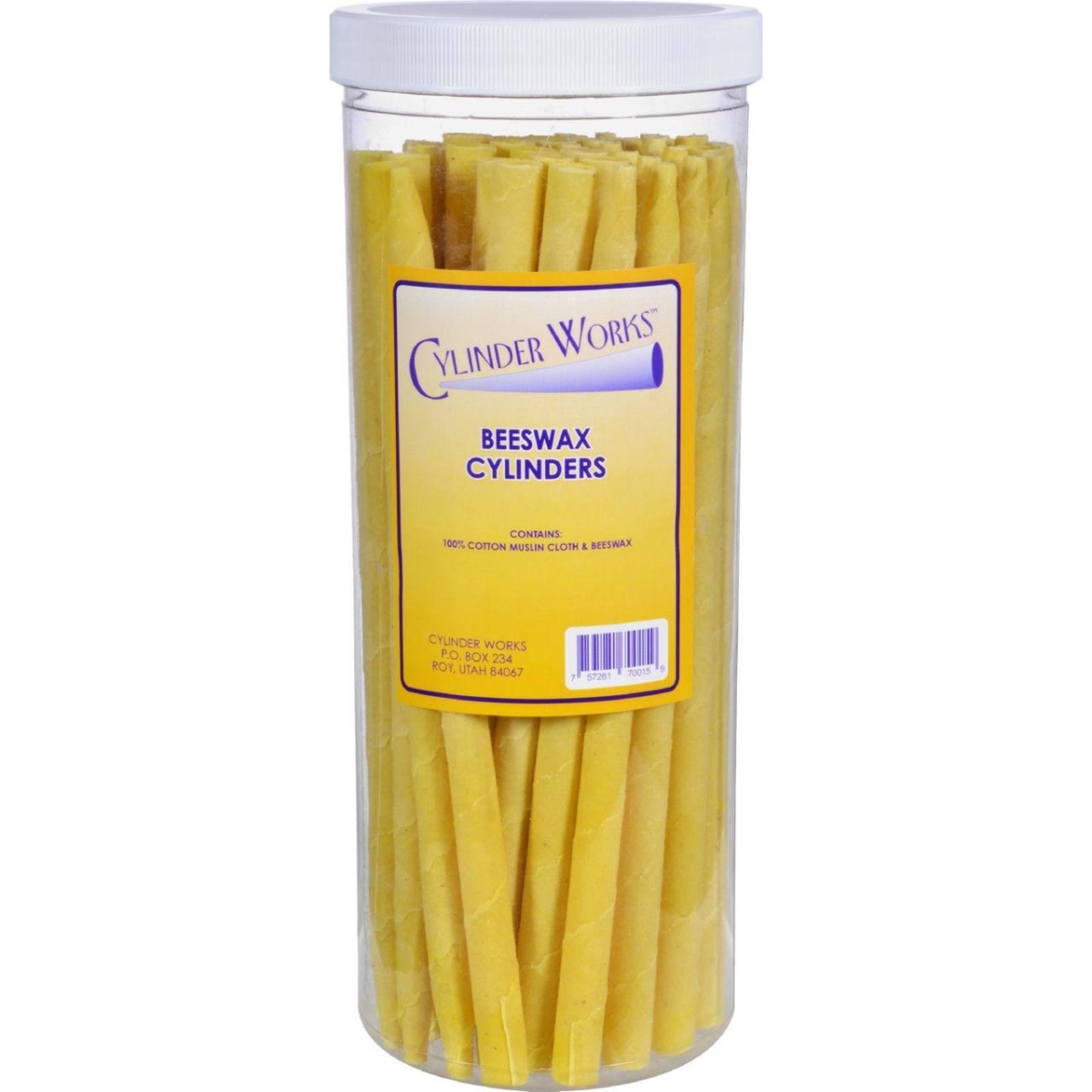 Picture of Cylinder Works HG0409839 Herbal Beeswax Ear Candles - Pack of 50