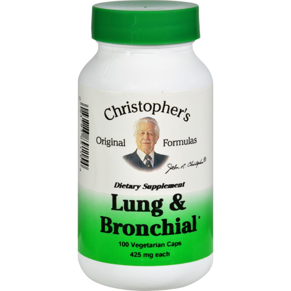 Picture of Dr. Christophers Formulas HG0413393 450 mg Lung & Bronchial&#44; 100 Vegetarian Capsules