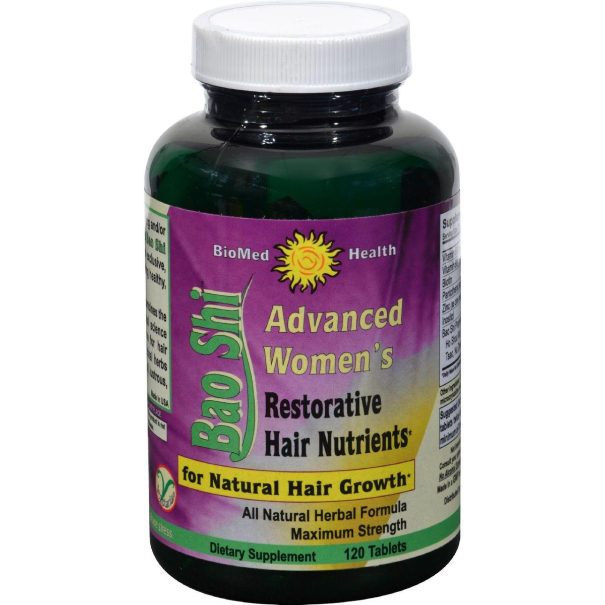Picture of Biomed Health HG0353367 Advanced Womens Bao Shi Restorative Hair Nutrients - 120 Caplets
