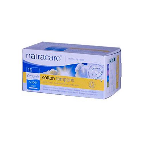 Picture of Natracare HG0639724 Organic Cotton Tampons Super - 16 Tampons