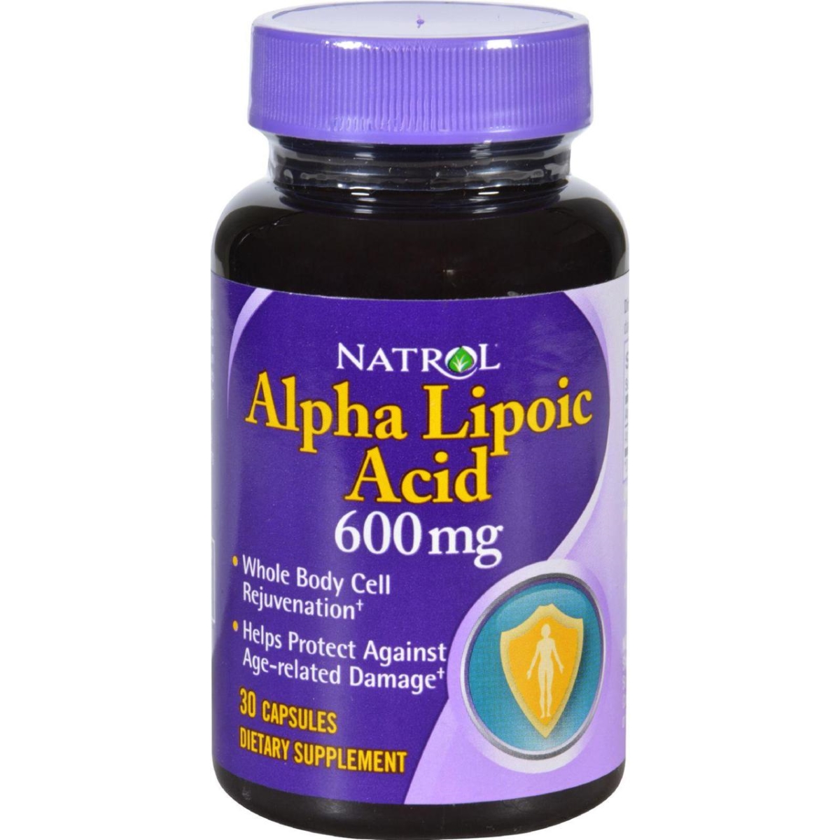 Picture of Natrol HG0600395 600 mg Alpha Lipoic Acid - 30 Capsules