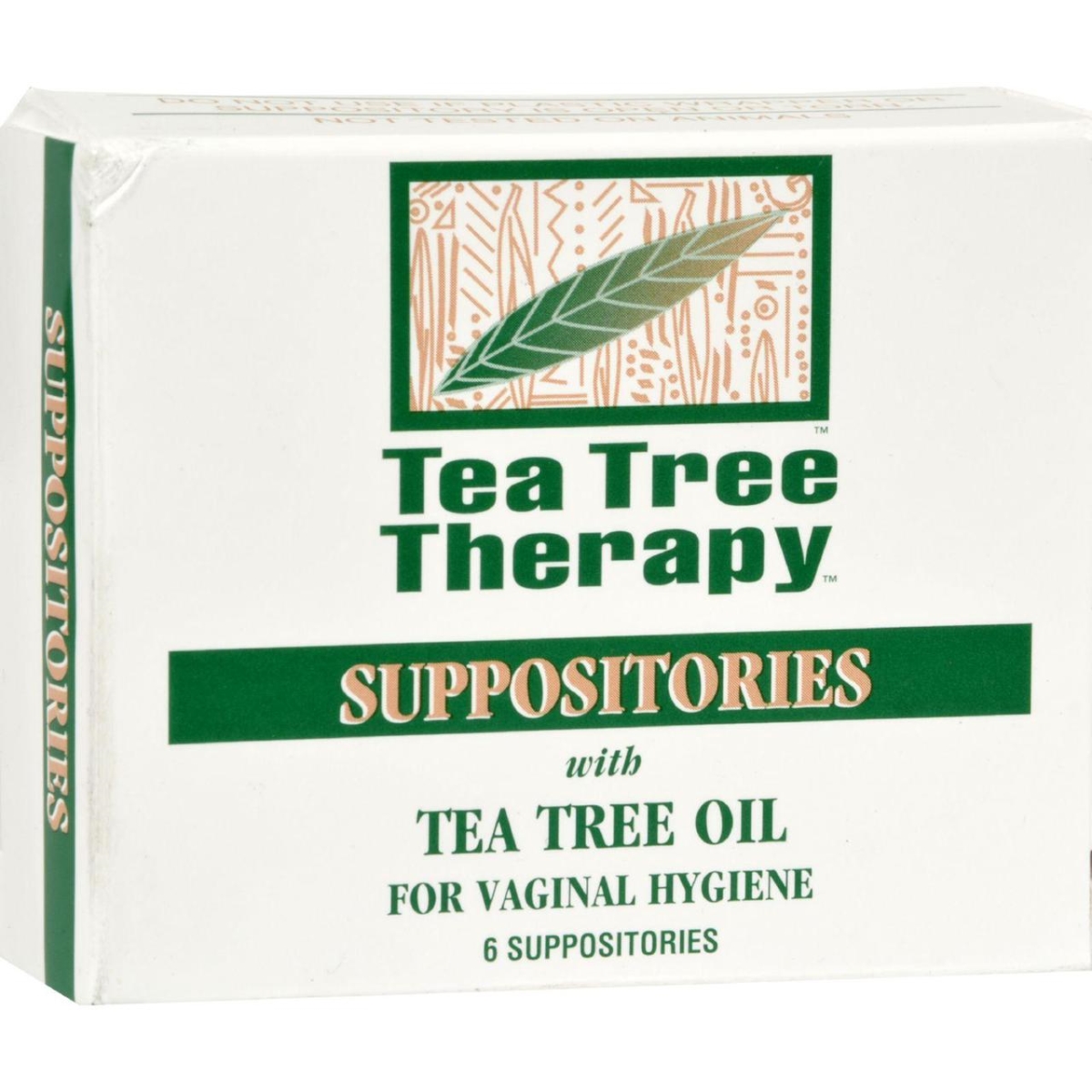 Picture of Tea Tree Therapy HG0587766 Vaginal Suppositories with Tea Tree Oil - 6 Suppositories