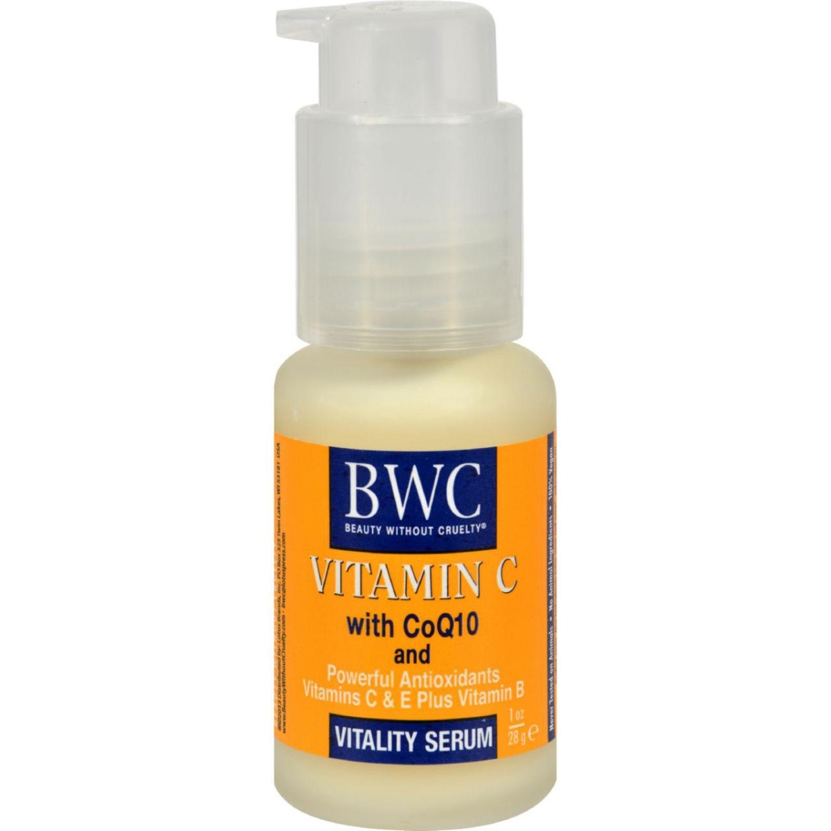 Picture of Beauty Without Cruelty HG0591016 1 fl oz Vitality Serum Vitamin C with Coq10