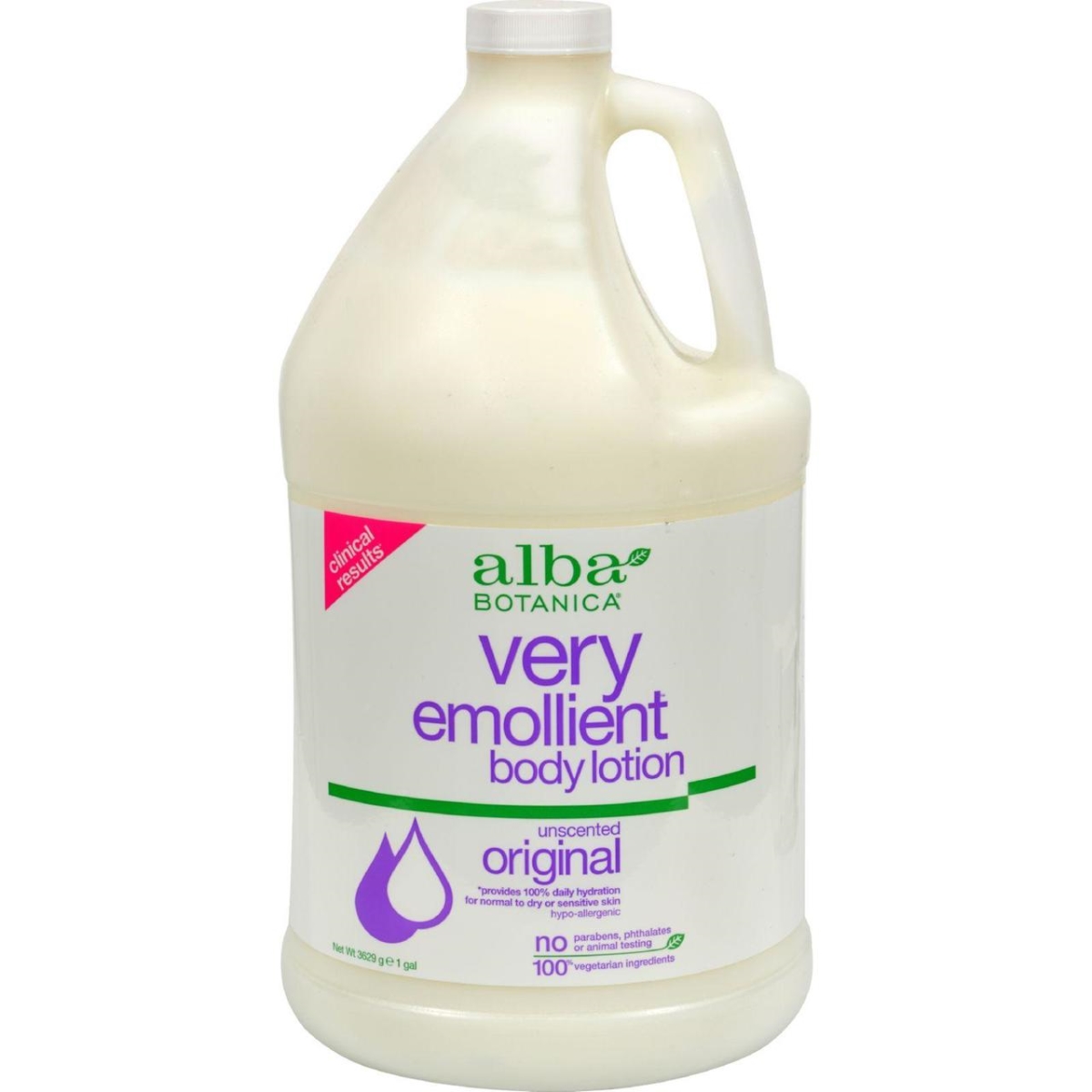 Picture of Alba Botanica HG0619767 1 gal Very Emollient Body Lotion Original Unscented