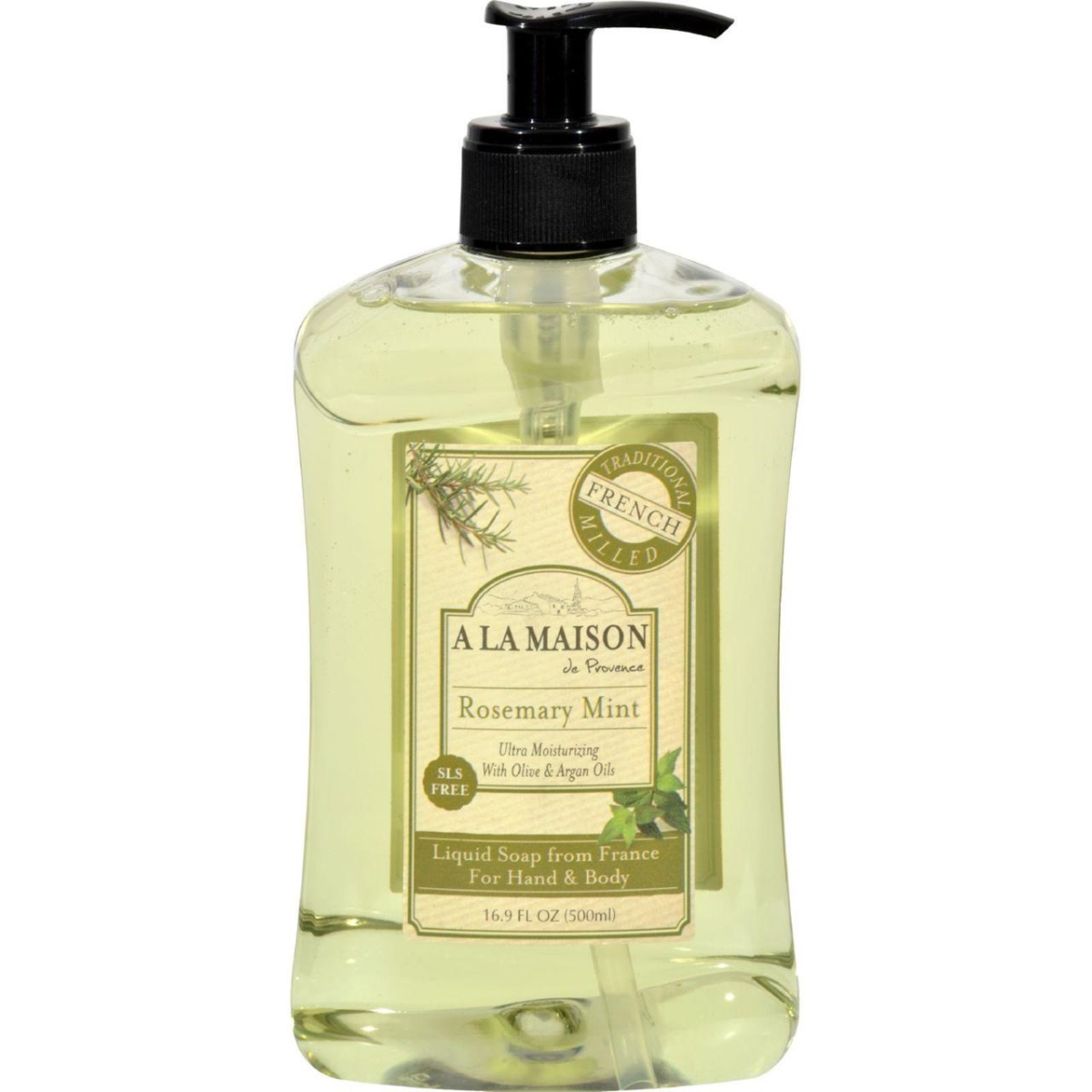 Picture of A La Maison HG0702878 16.9 fl oz French Liquid Soap&#44; Rosemary Mint