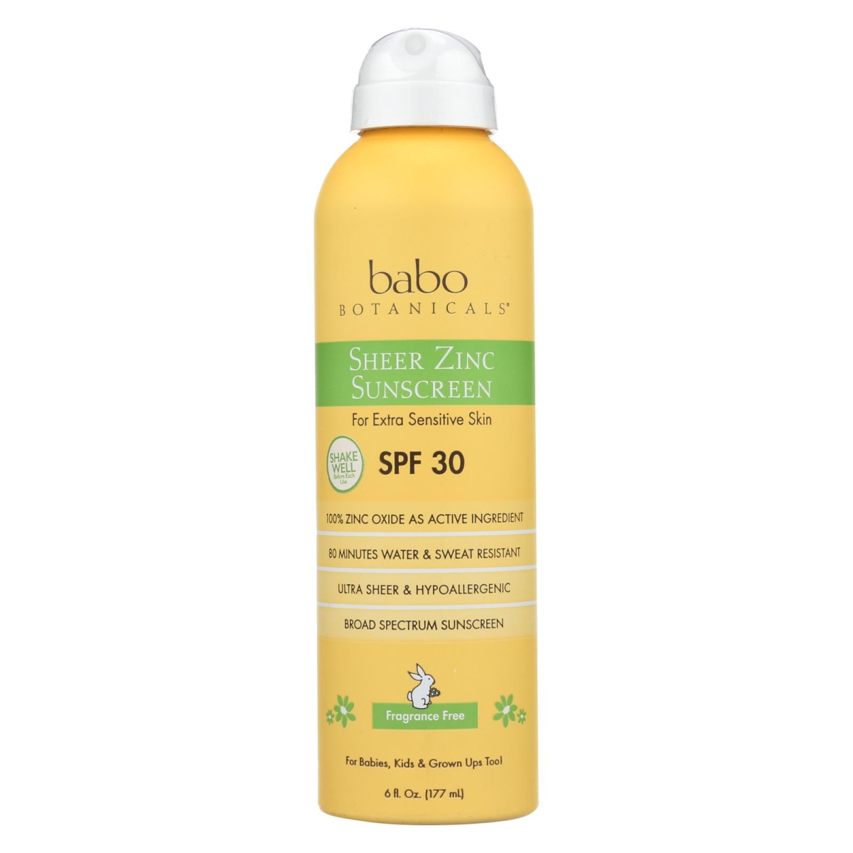Picture of Babo Botanicals HG1798123 6 fl oz Sunscreen - Fragrance Free