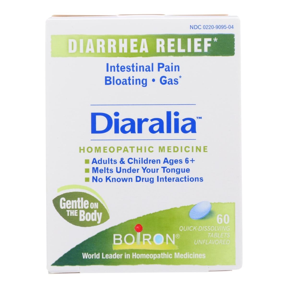 Picture of Boiron HG2475366 Diaralia Relief Homeopathic Medicine - 60 Tablets