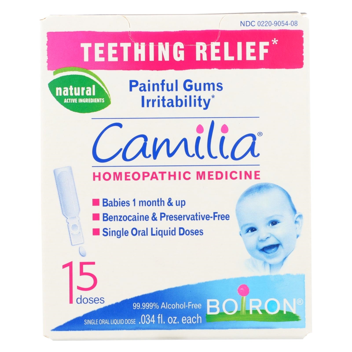 Picture of Boiron HG1017854 Teething Relief Camlia Homeopathic Medicine - 15 Dose