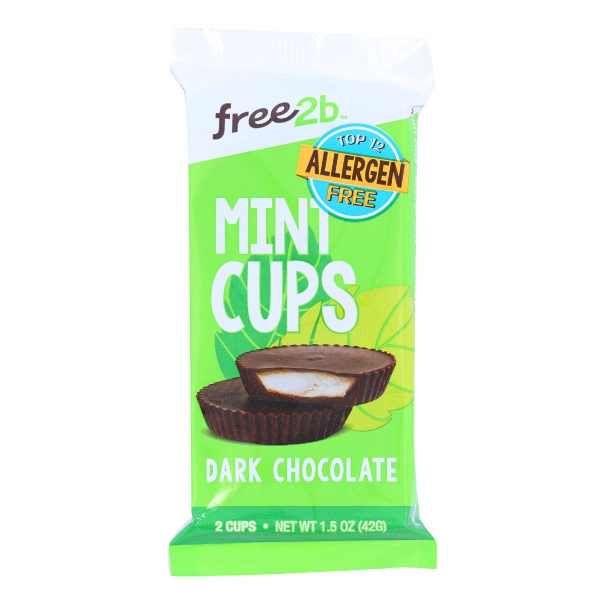 Picture of Free 2 B HG2522324 1.4 oz Mint Cups Dark Chocolate - 2-Cup - Case of 12-