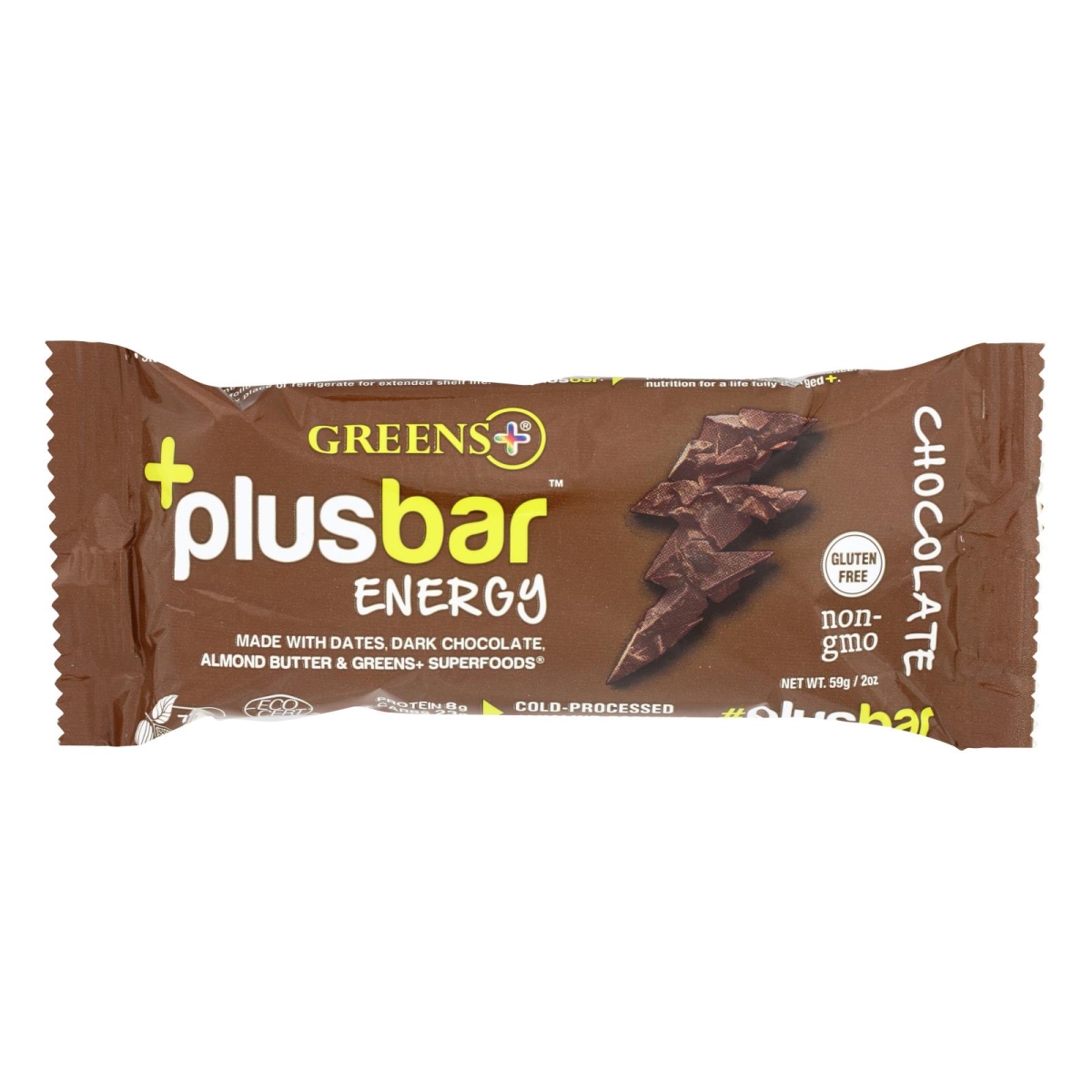 Picture of Greens Plus HG2251262 2 oz Energy Bar - Case of 12