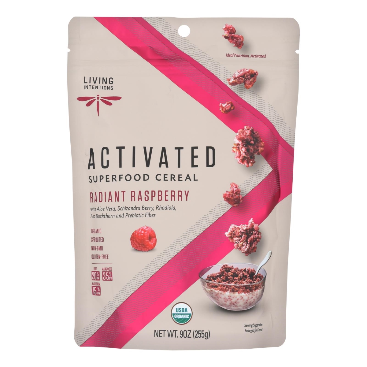 Picture of Living Intentions HG1725761 9 oz Activated Superfood Cereal - Case of 6