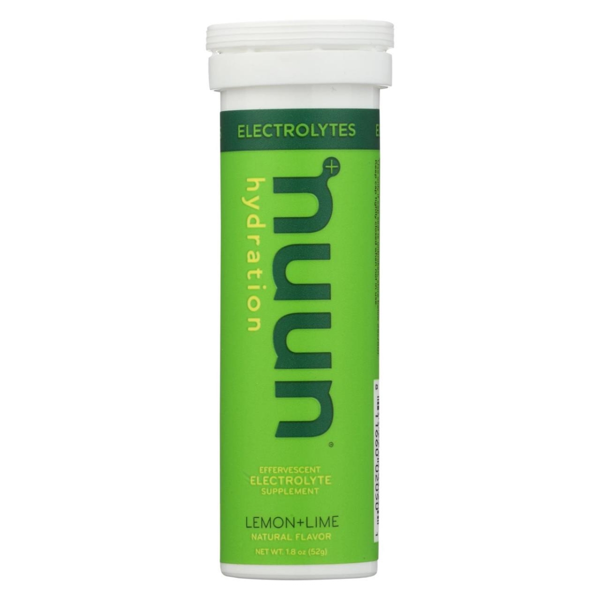 Picture of Nuun Hydration HG1698505 Active Lemon & Lime Electrolyte Drink Tablets - 10 Tablets - Case of 8