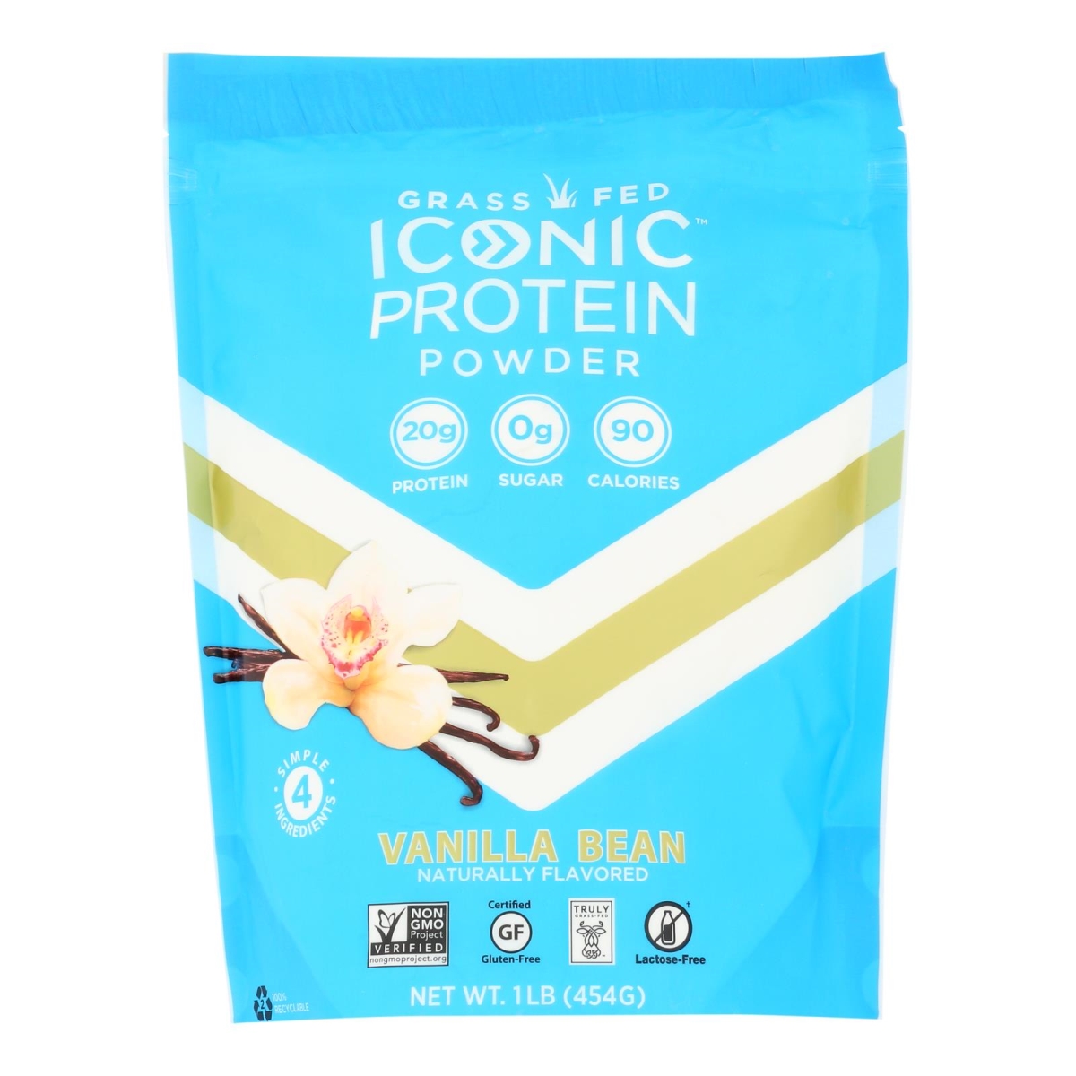 Picture of Iconic HG2453967 1 lbs Vanilla Bean Protein Powder