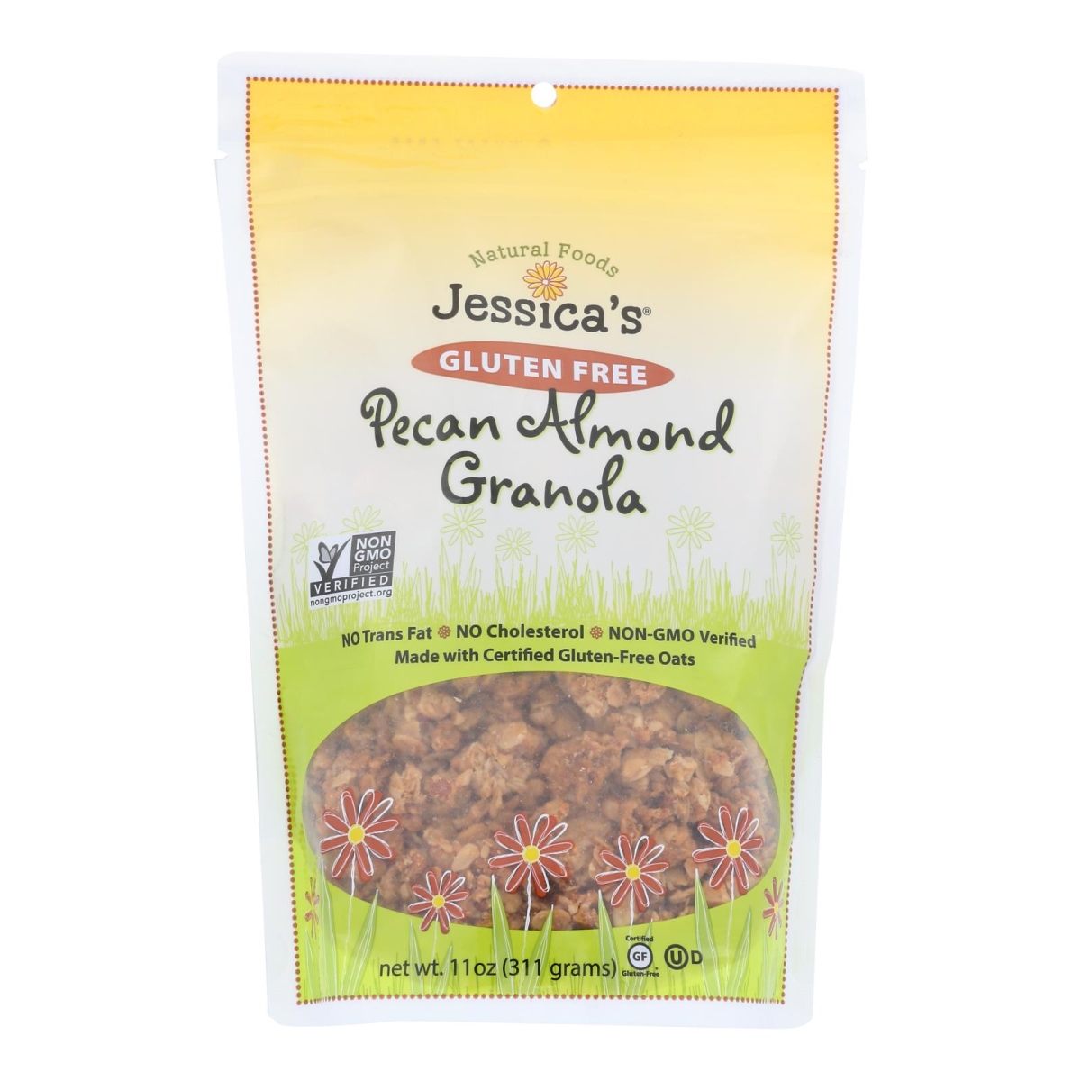Picture of Jessicas Natural Foods HG2471142 11 oz Gluten Free Pecan Almond Granola Food - Case of 12