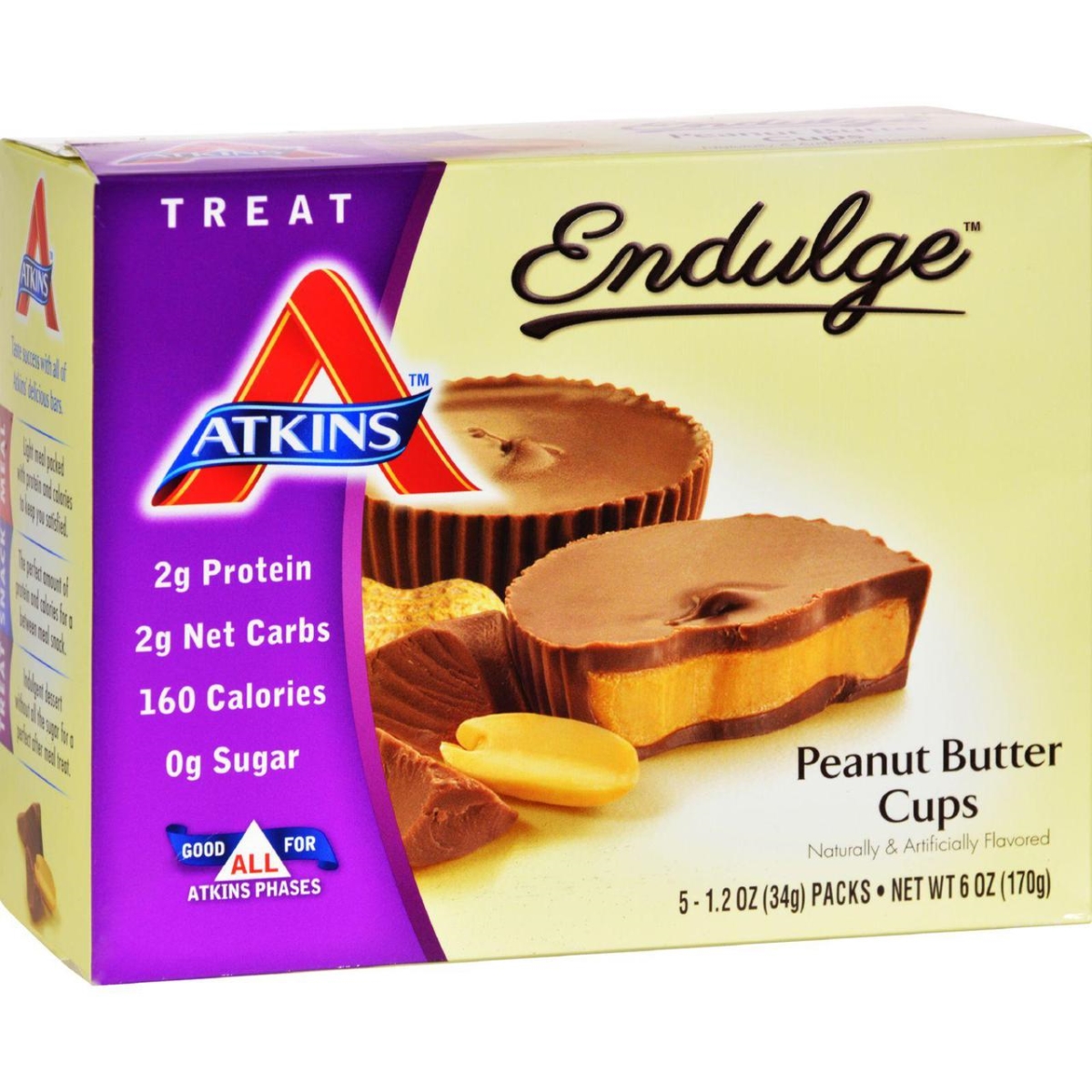 Picture of Atkins HG0697367 Endulge Peanut Butter Cups&#44; Pack of 5