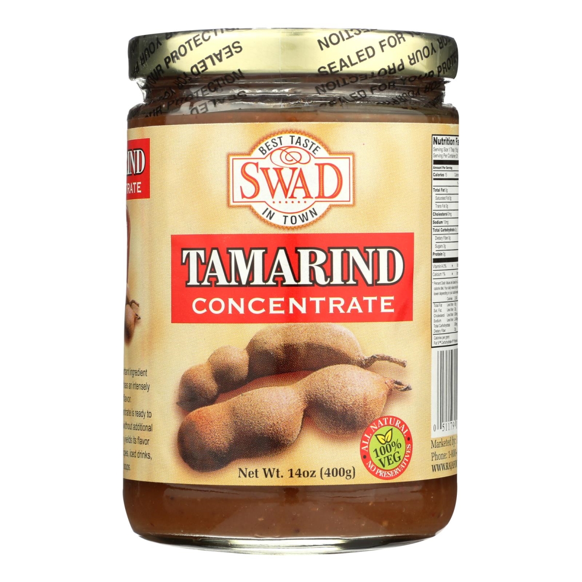 Picture of Swad HG1160282 14 oz Tamarind Concentrate Paste - Case of 12