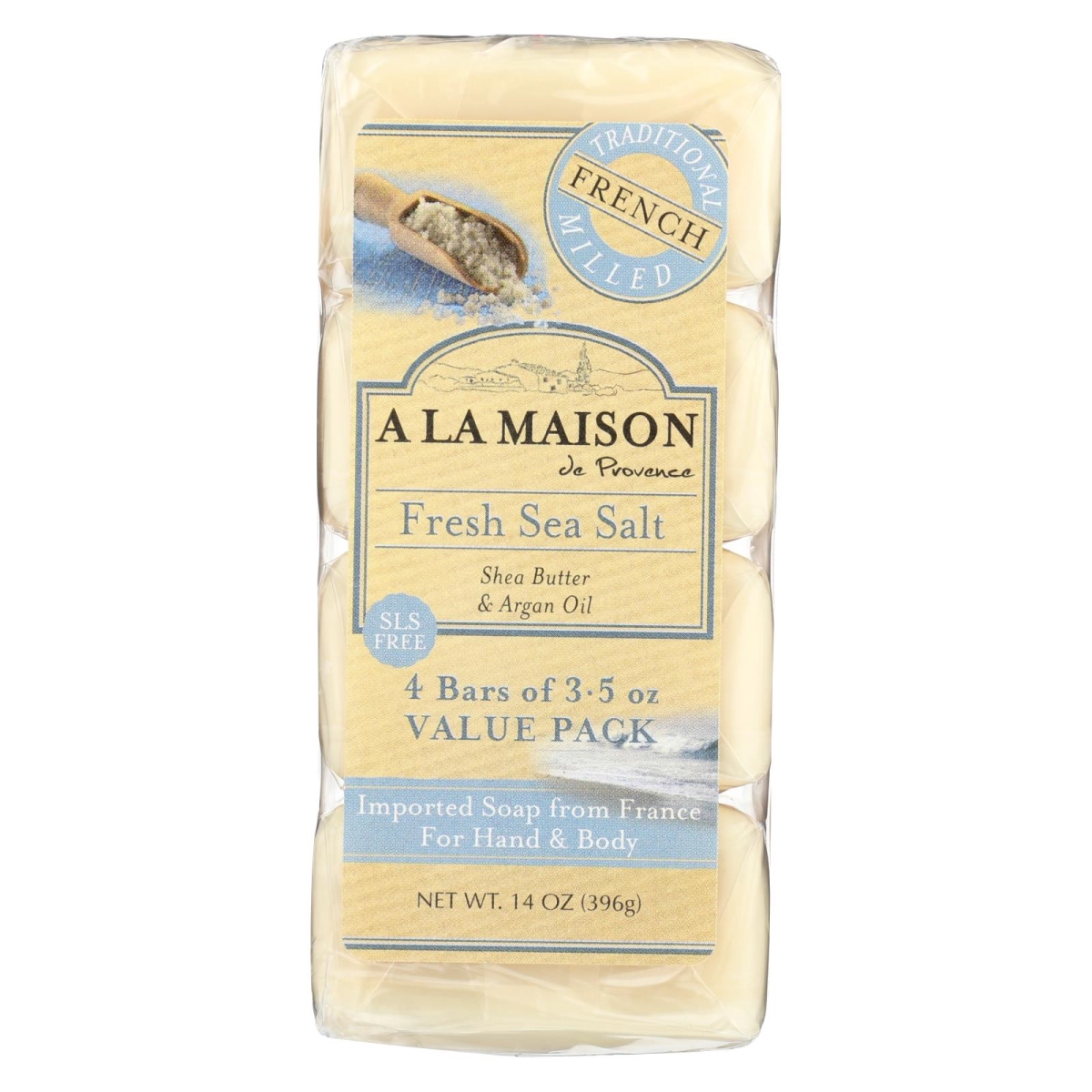 Picture of A La Maison HG2027217 3.5 oz Fresh Sea Salt Bar Soap - Pack of 4