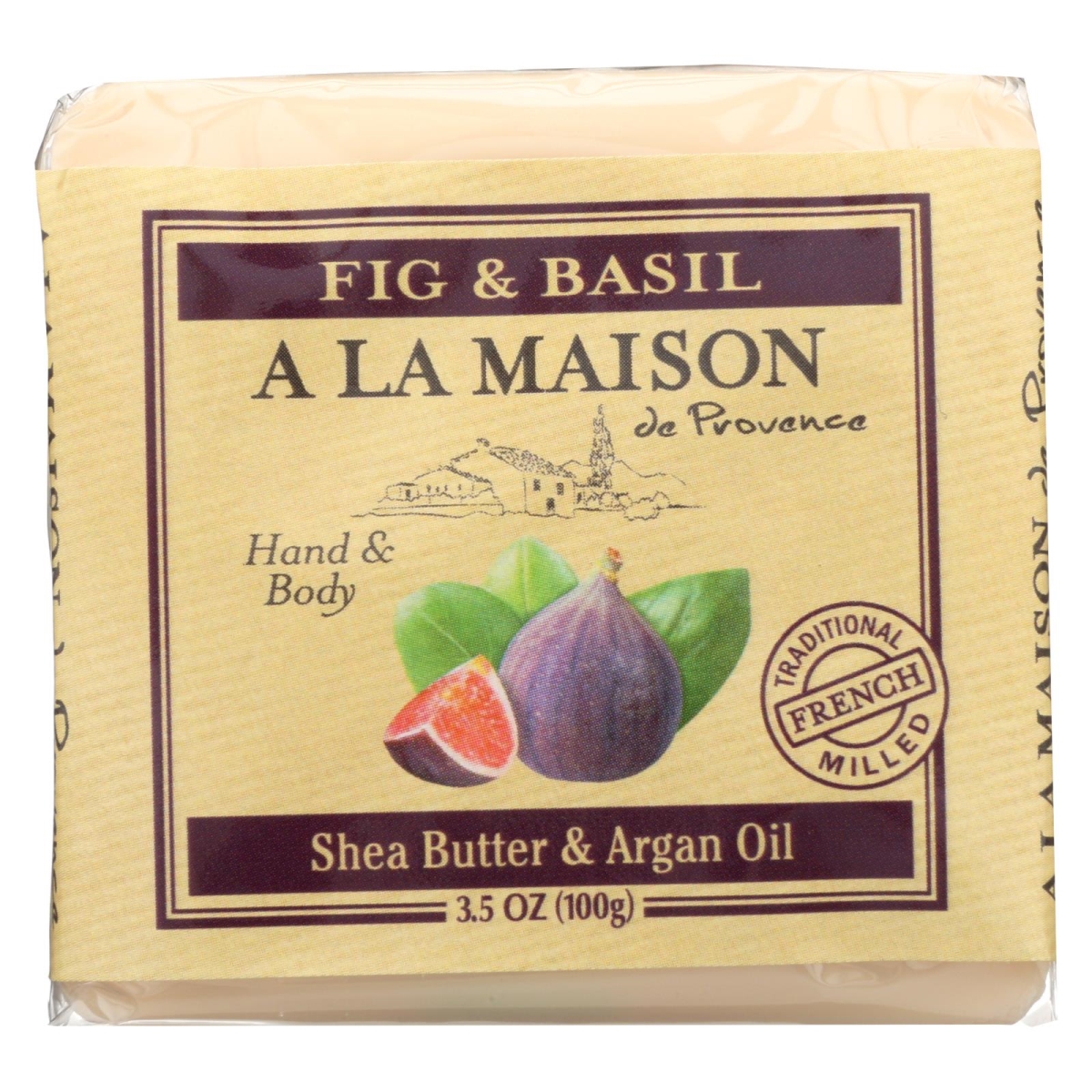 Picture of A La Maison HG2254290 3.5 o Fig & Basil Bar Soap - Case of 6